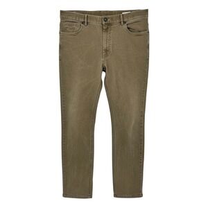 HILTL Men Brown‎ Cotton Blend Straight Jeans Pants 36"x29" NOTES - CJ